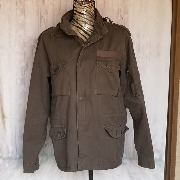 Point Zero army green utility jacket size medium - Picture 1 of 8